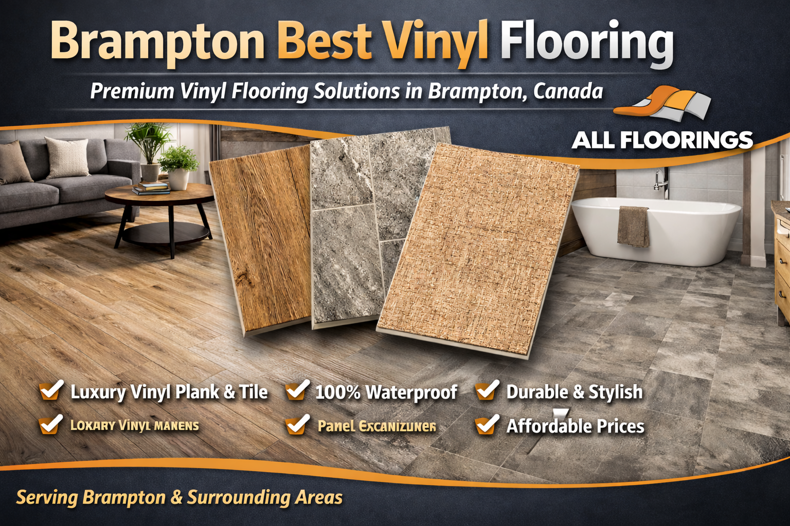 Brampton Best Vinyl Flooring – Premium Vinyl Flooring Solutions in Brampton, Canada | All Floorings