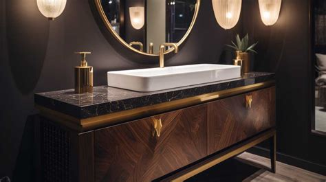 waterproof bathroom vanity cabinet with sink